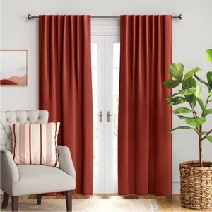 Blackout Velvet Window Curtain Panel - Threshold